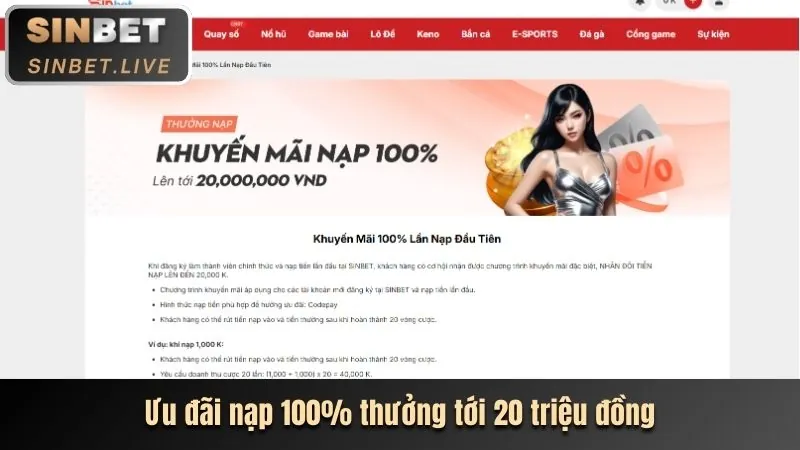 Thưởng chào mừng web88 casino